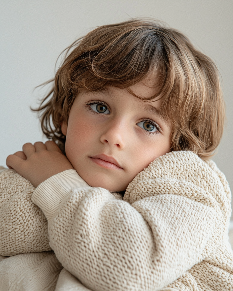 Child with serene expression representing the harmony and balance achieved through the AIRABELLE™ system